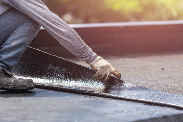 Professional Waterproofing technician working in Lumberville, PA